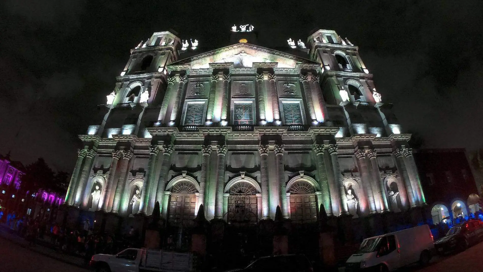 catedral de Toluca iluminada 1